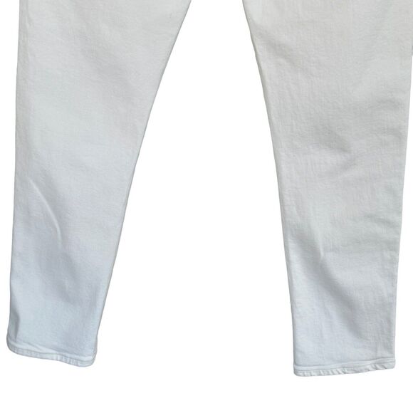 Citizens Of Humanity SZ 26 Harlow Ankle Slim Jeans Hi-Rise Stretch Floral Trim - Picture 7 of 13